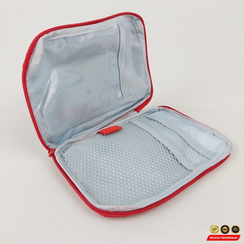 Mini First Aid Bag Tas Obat P3K - A3079 - Red - Image 4