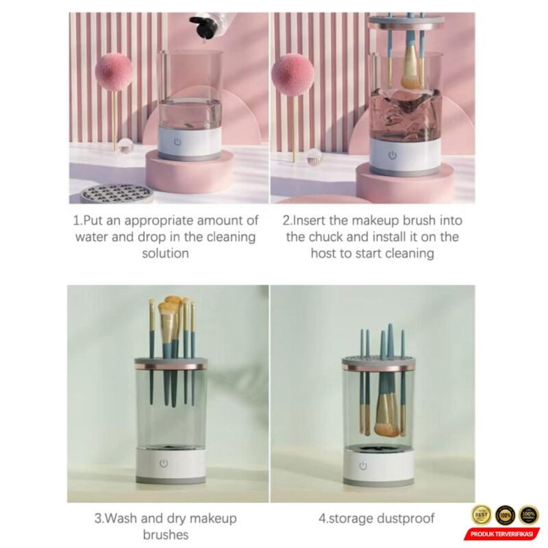 Pembersih Make Up Brush Cleaner Machine 7000 RPM 5V 8W - Image 8