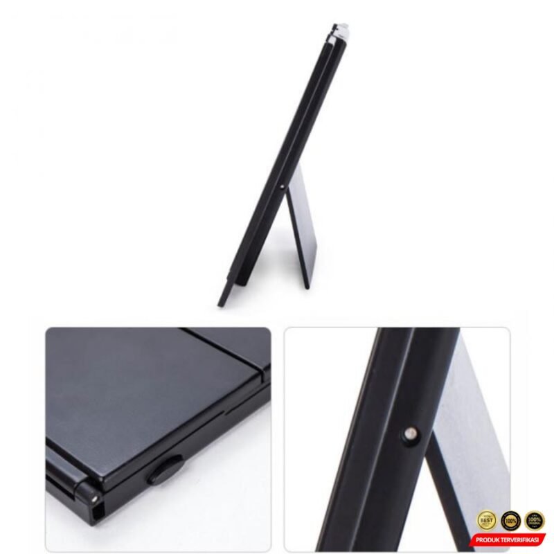 Blue ZOO Cermin Make Up Portable Foldable Mirror with LED Light - [MRH2] - Image 7