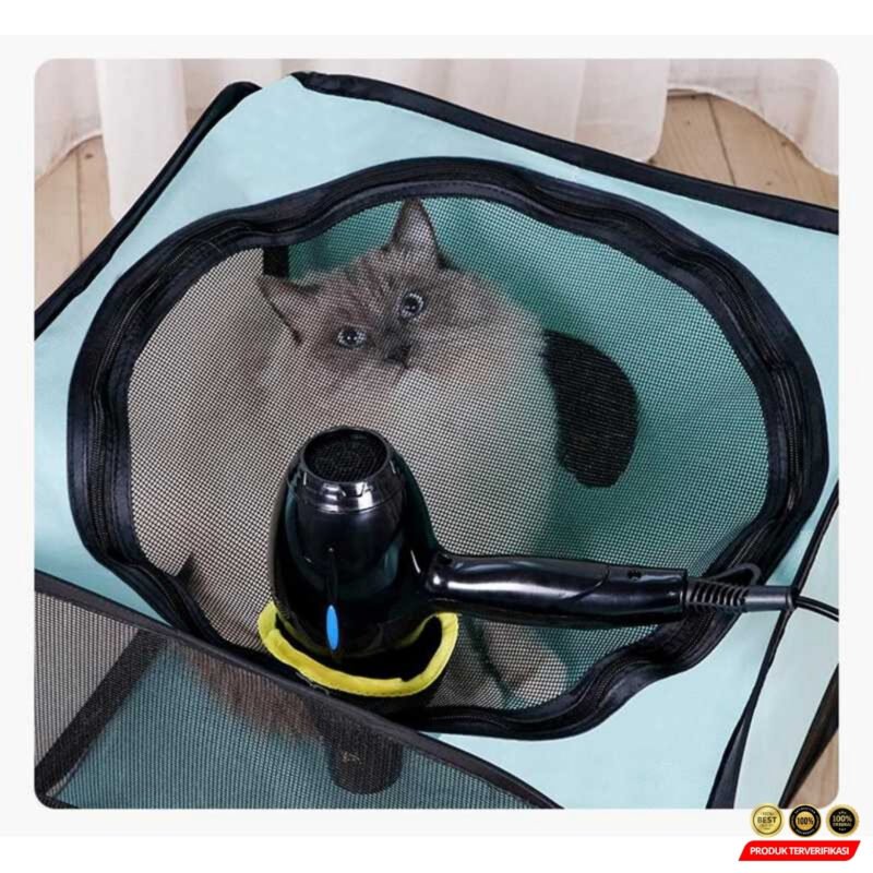 Kandang Lipat Hewan Peliharaan Kucing Anjing Pet Drying Box - Image 6