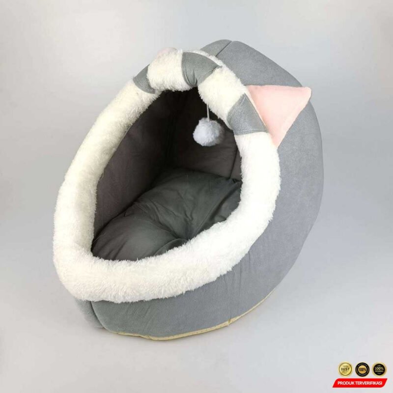 Keranjang Tidur Hewan Peliharaan Kucing Cat House Tent - Image 3