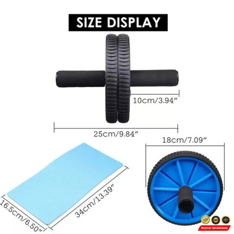 Fitness Double Wheel Roller