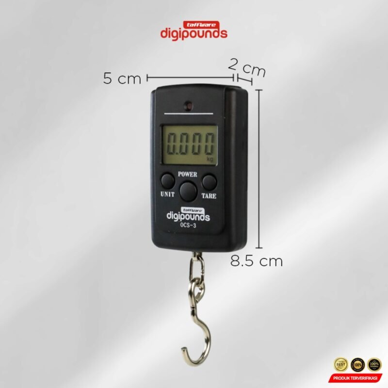 Taffware Digipounds Timbangan Koper Gantung Digital 40kg 0.005-0.1kg - [MRH2] - Image 8
