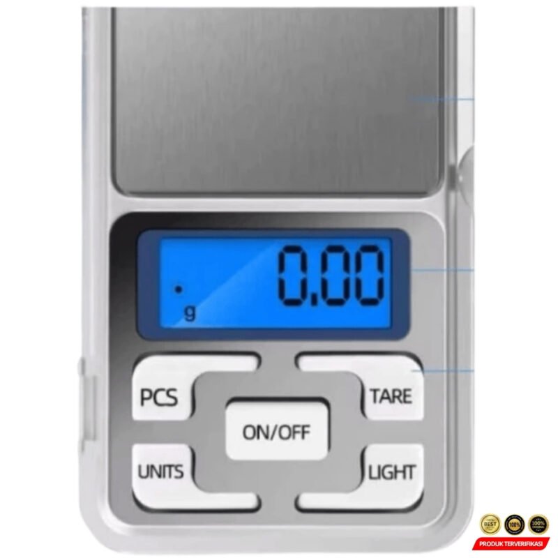 Timbangan Digital Emas Perak Berlian 0.1g 0.01g Mini Scale - Image 4