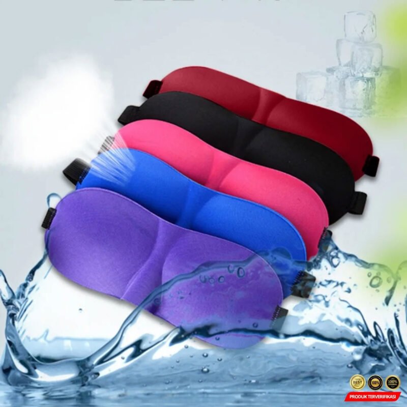 Sleeping Mask Penutup Mata Tidur 3D Contoured Cup - Image 8