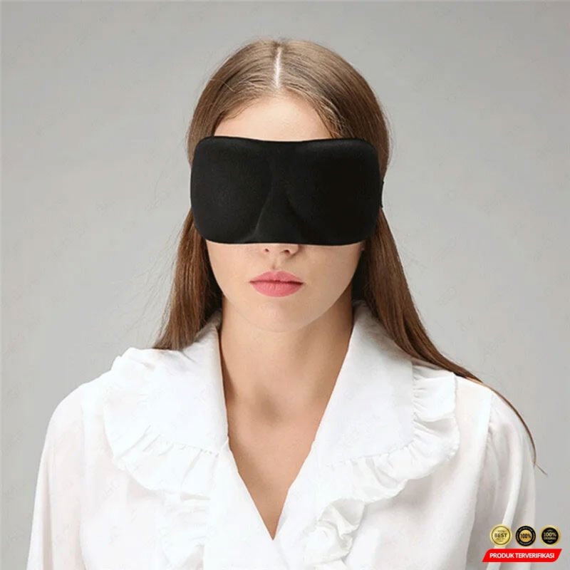 Sleeping Mask Penutup Mata Tidur 3D Contoured Cup - Image 9