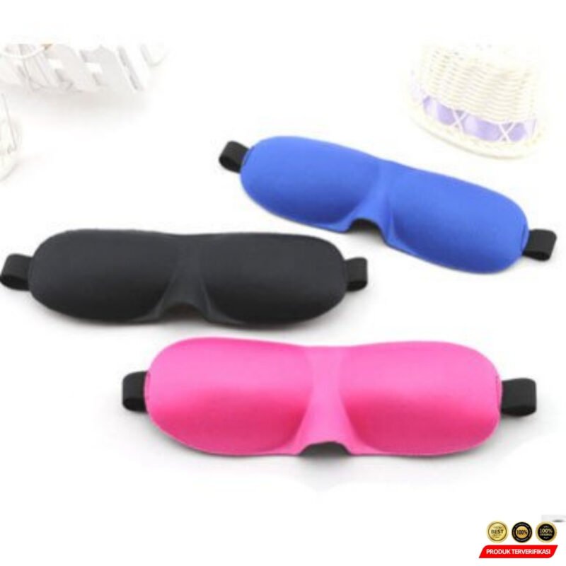 Sleeping Mask Penutup Mata Tidur 3D Contoured Cup - Image 10