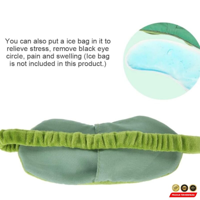 Masker Penutup Mata Tidur Sleeping Eye Mask Model Kodok - Image 5