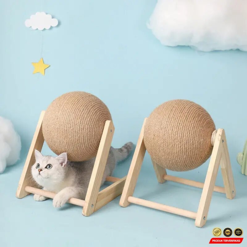 Bola Garukan Cakaran Kucing Cat Scratcher Toy - Image 5