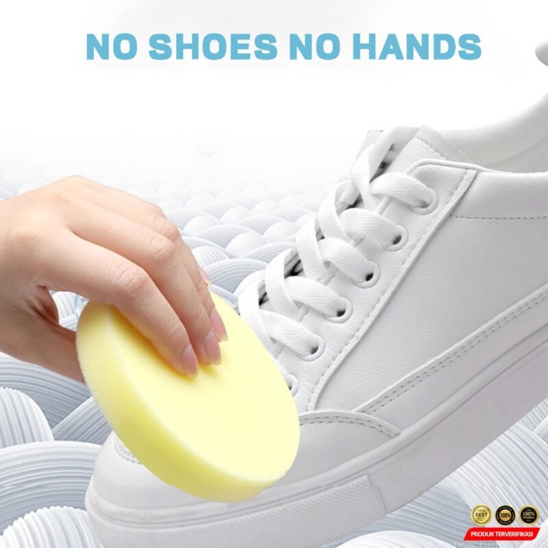Krim Pemutih Sepatu Sneakers 260g with Spons - [MRH2] - Image 6