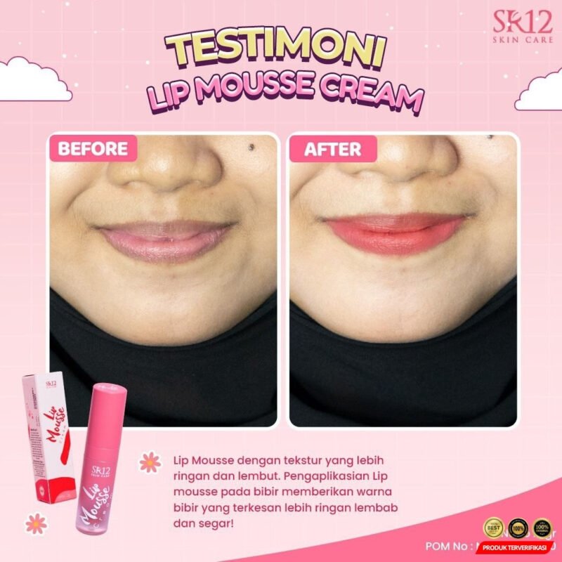 Lip Mousse Cream Pewarna Bibir Ringan Dan Tahan Lama - Image 6