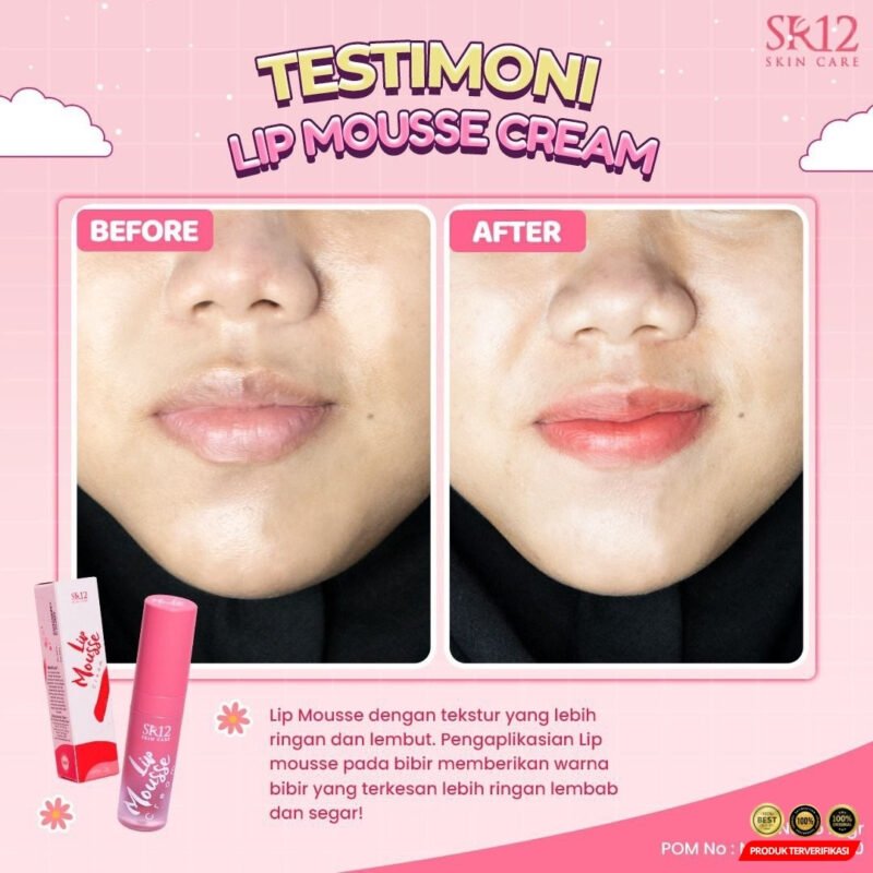 Lip Mousse Cream Pewarna Bibir Ringan Dan Tahan Lama - Image 8