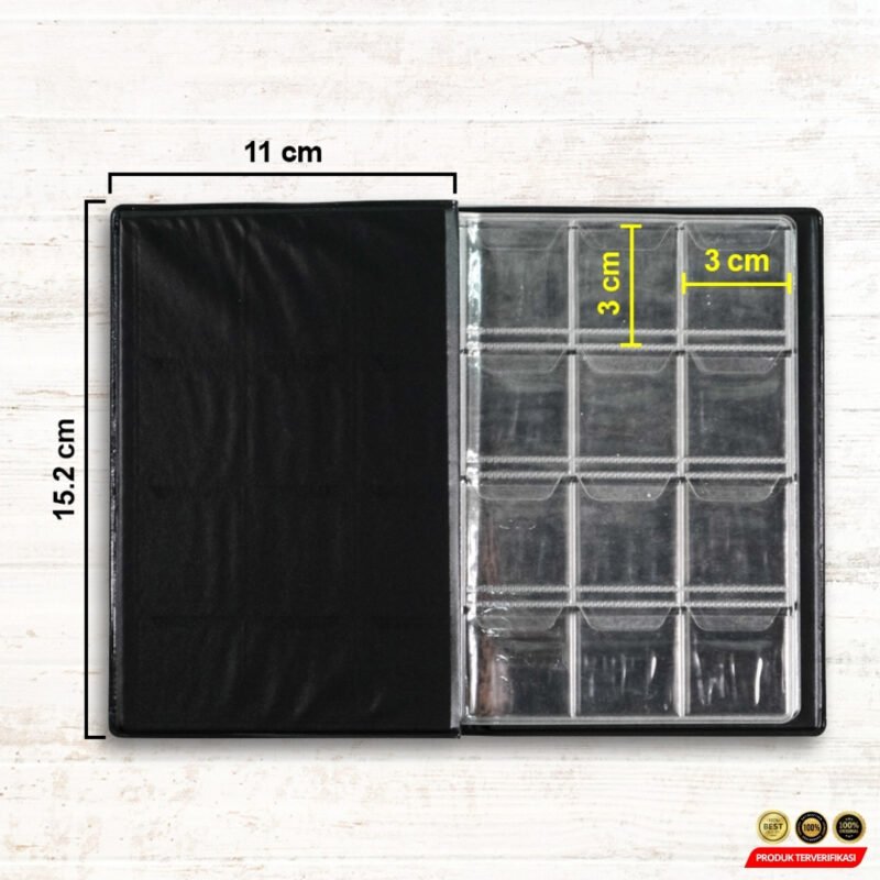 World Coin Stock Dompet Album Koleksi Koin 120 Slot - Image 8