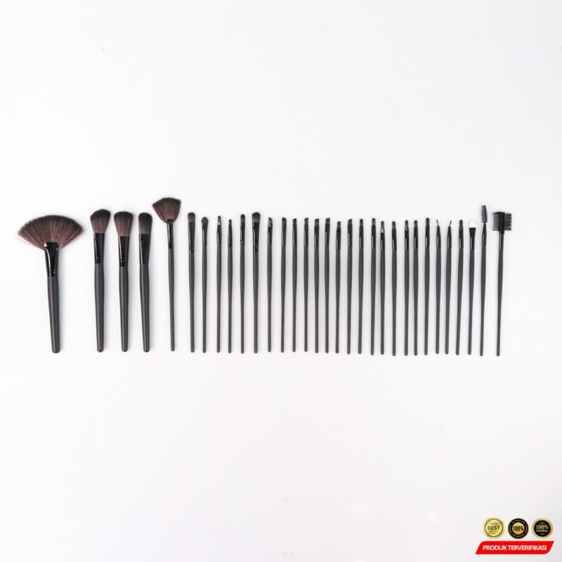 Biutte.co Kuas Make Up Rias Kosmetik Brush 32 Set dengan Pouch - Image 3