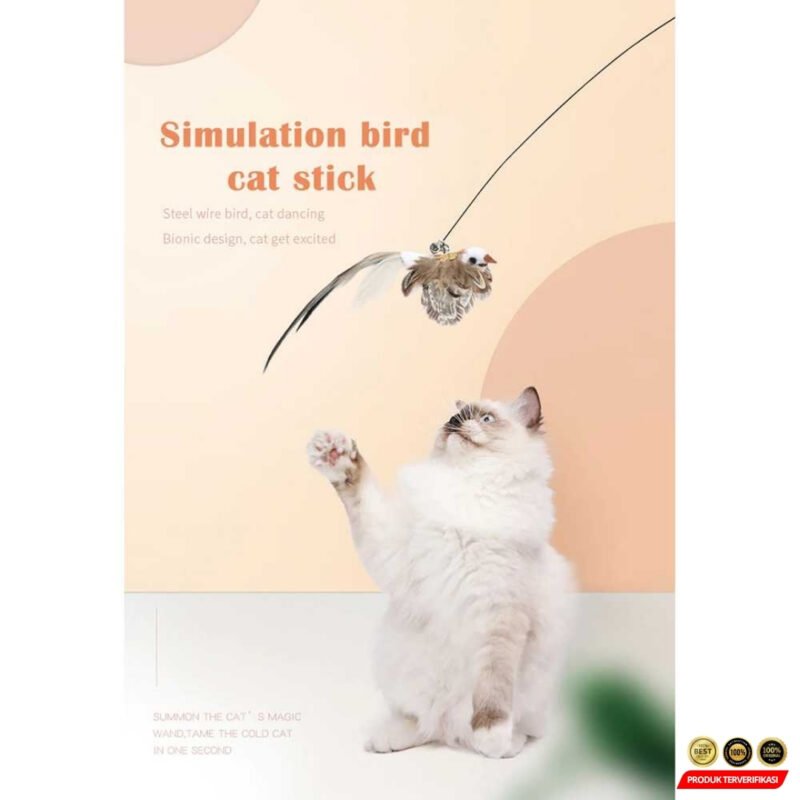 Mainan Kucing Peliharaan Simulation Bird Cat Toy - Gambar 7