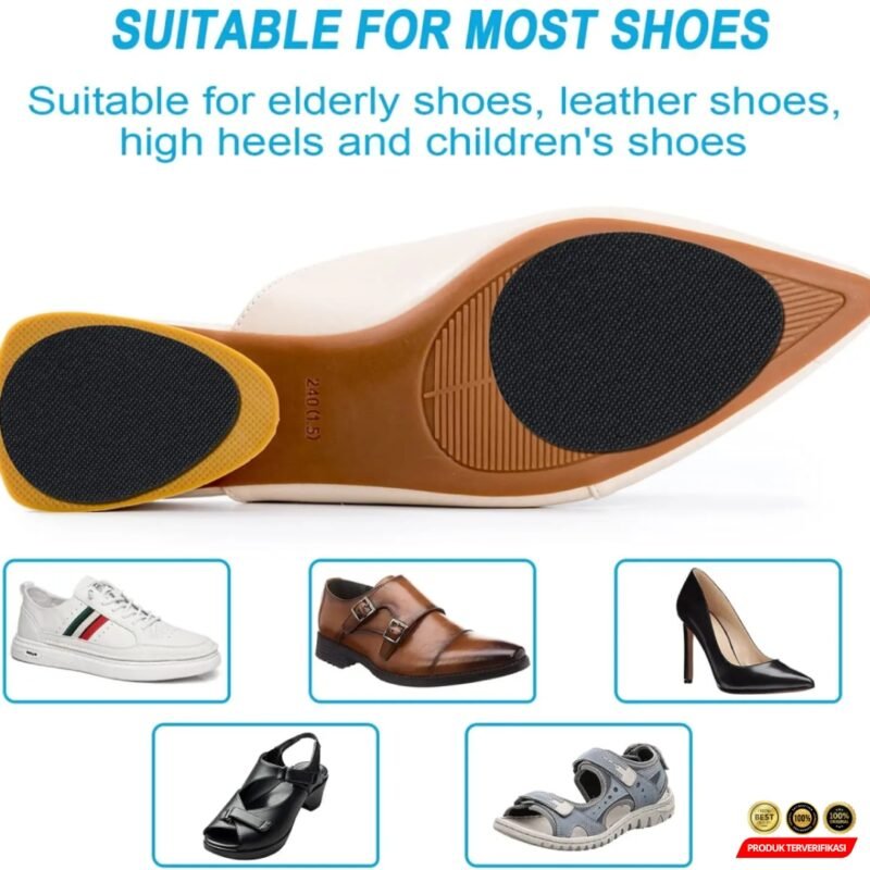 Moonlight Sol Sepatu Anti Slip Rubber Outsole Pad Sticker [MRH2] - Image 4