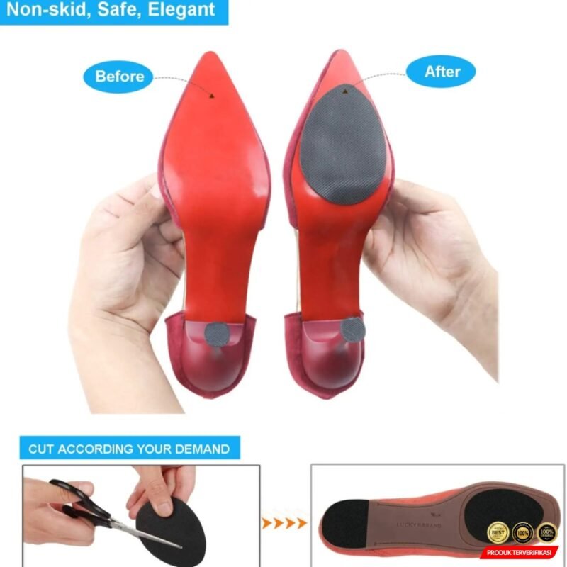 Moonlight Sol Sepatu Anti Slip Rubber Outsole Pad Sticker [MRH2] - Image 5