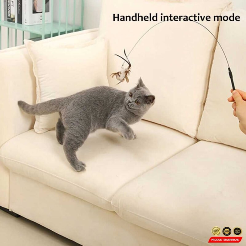 Mainan Kucing Peliharaan Simulation Bird Cat Toy - Gambar 4