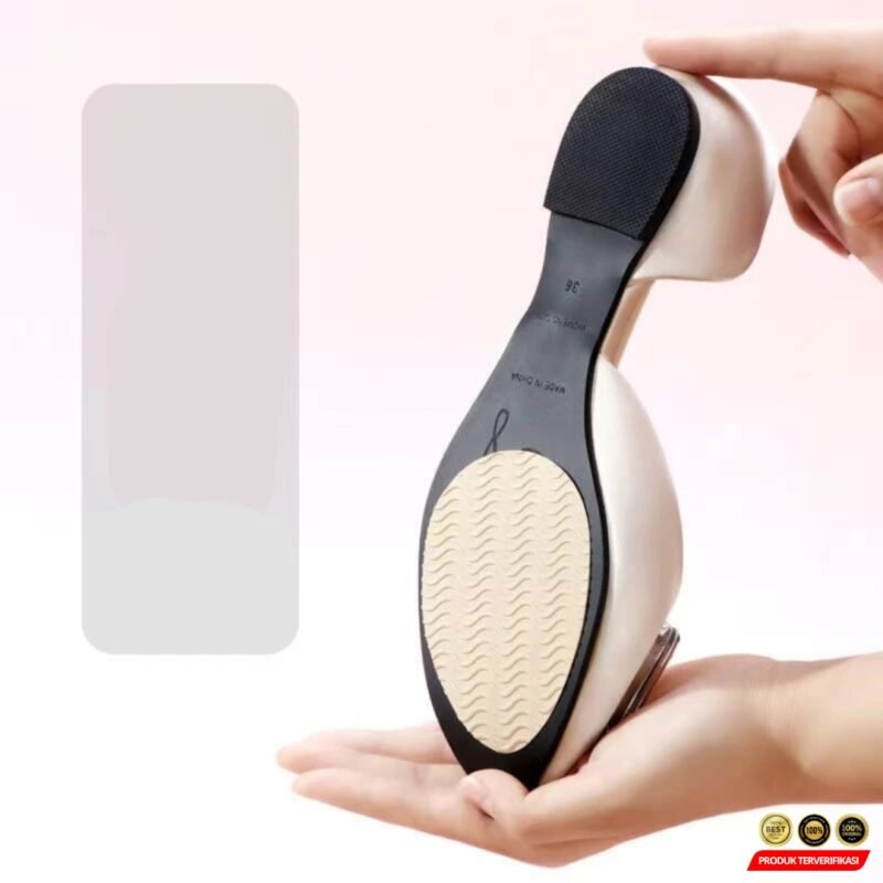Moonlight Sol Sepatu Anti Slip Silicone Outsole Pad Sticker 2 PCS [MRH2] - Image 3