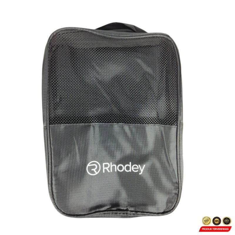 Rhodey Tas Sepatu 3 Layer Travel Organizer Shoes Bag Nylon Mesh - Image 3