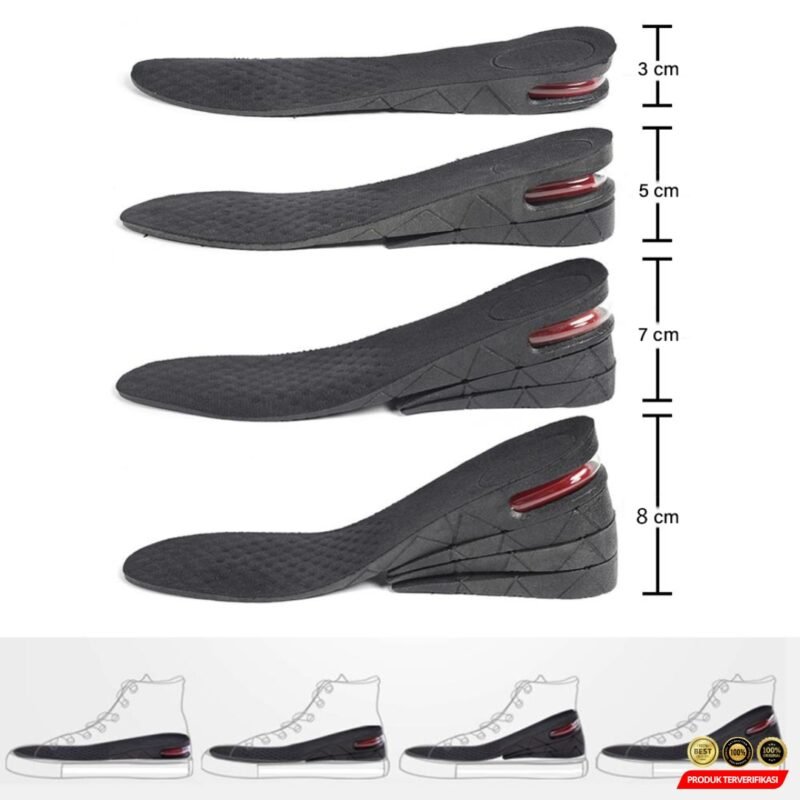 Sol Sepatu Peninggi Badan Invisible Height Increase 8cm - [MRH2] - Image 4
