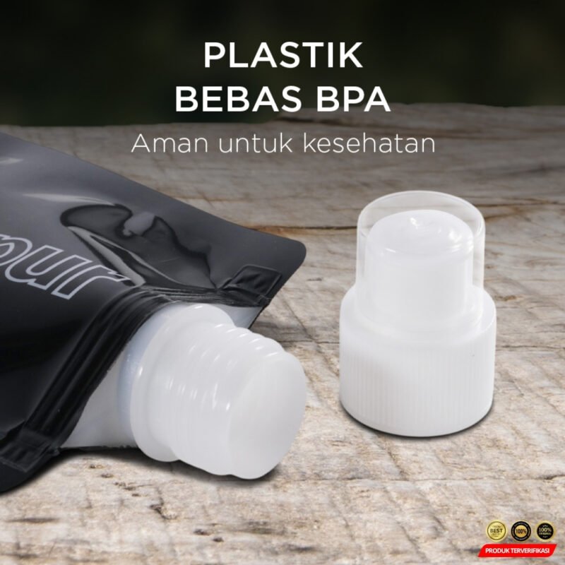Botol Minum Lipat Camping Hiking Water Bottle BPA Free 500ml - Image 5