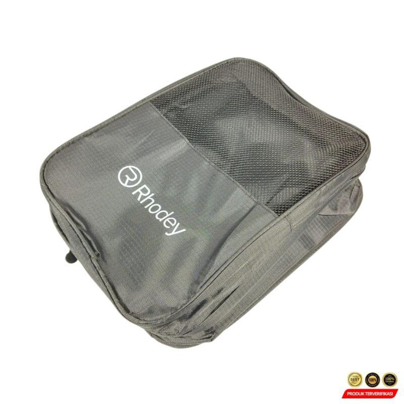 Rhodey Tas Sepatu 3 Layer Travel Organizer Shoes Bag Nylon Mesh - Image 4