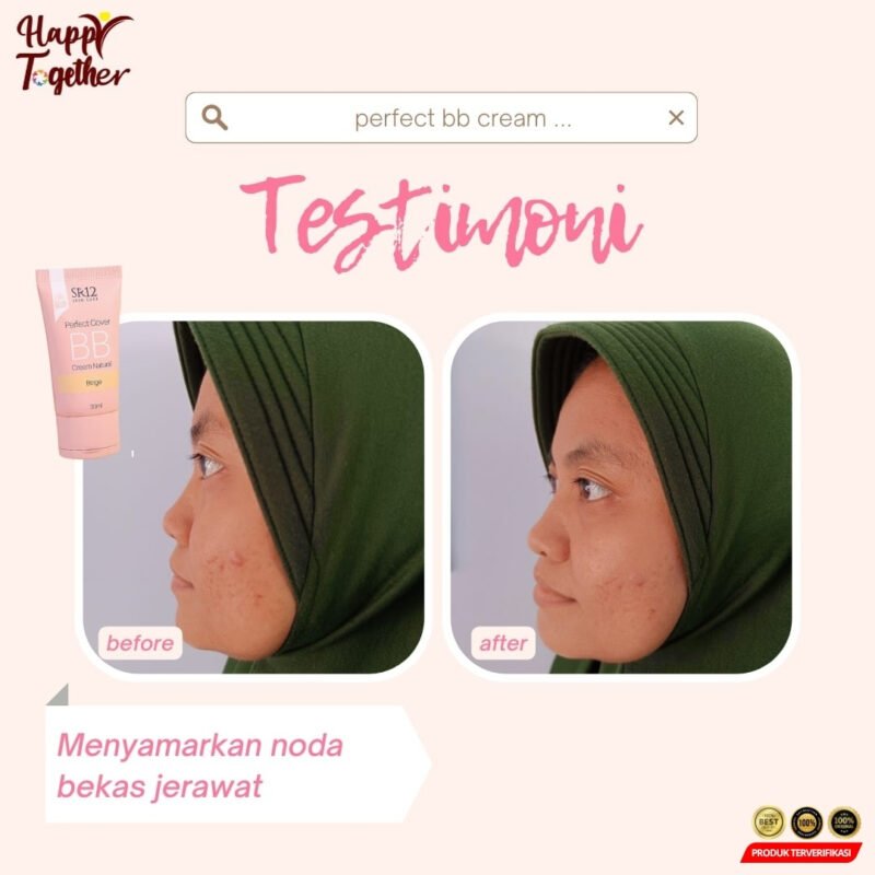 BB Cream Natural Tekstur Ringan Full Coverage - Image 6