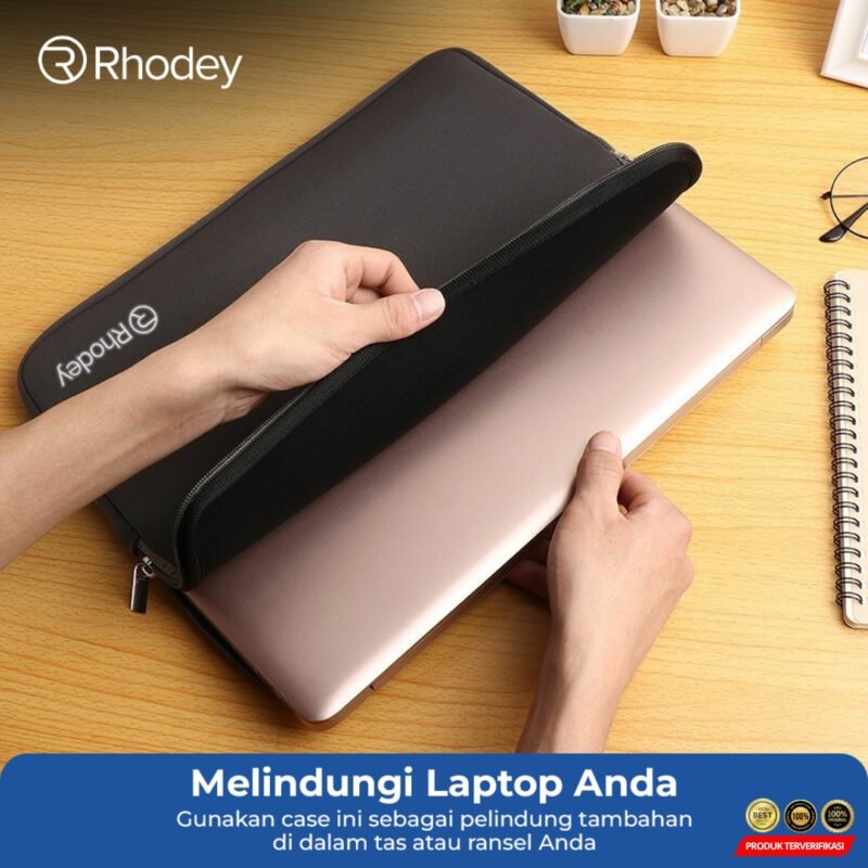 Sleeve Case Laptop Universal Protective Bag Neoprene with Pouch 14 Inch - Image 5