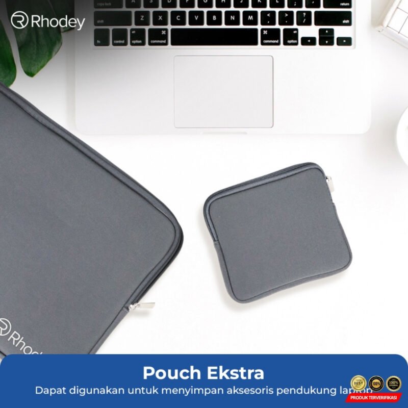 Sleeve Case Laptop Universal Protective Bag Neoprene with Pouch 14 Inch - Image 6