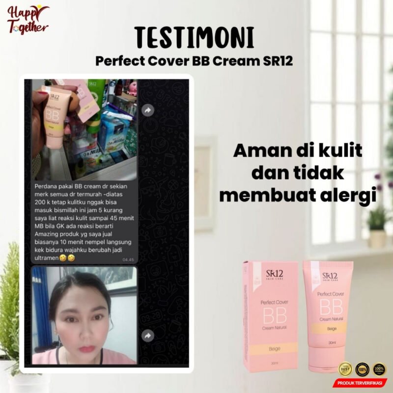 BB Cream Natural Tekstur Ringan Full Coverage - Image 9