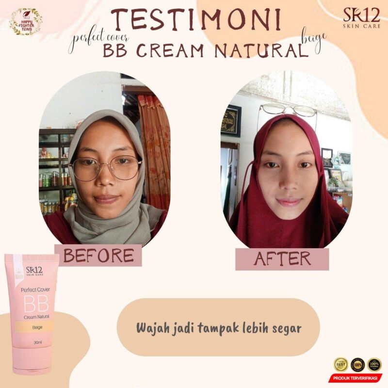 BB Cream Natural Tekstur Ringan Full Coverage - Image 10