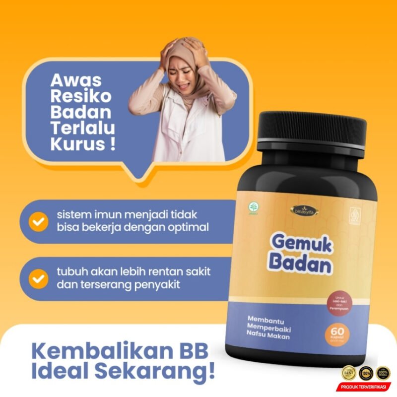 Kapsul Penggemuk Penambah Berat Badan Nafsu Makan Dewasa Permanen - [MRH2] - Image 6