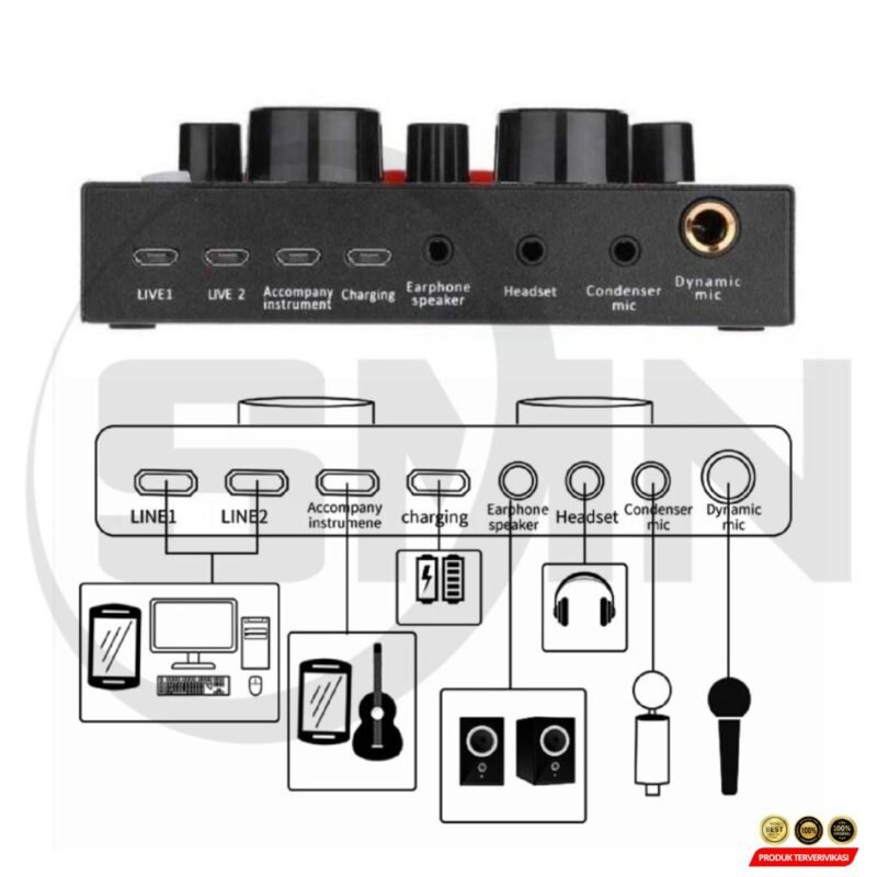 Sound card Mixer Bluetooth