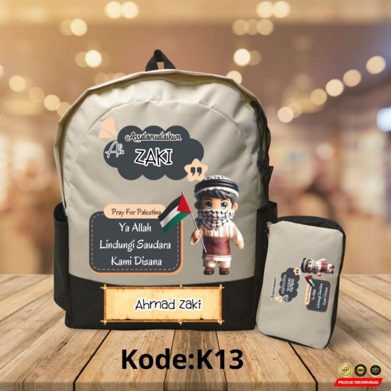 TAS BACKPACK ANAK SEKOLAH TK/SD KONSEP PALESTINA [ K1 - K13 ] - [MRH1] - Image 3