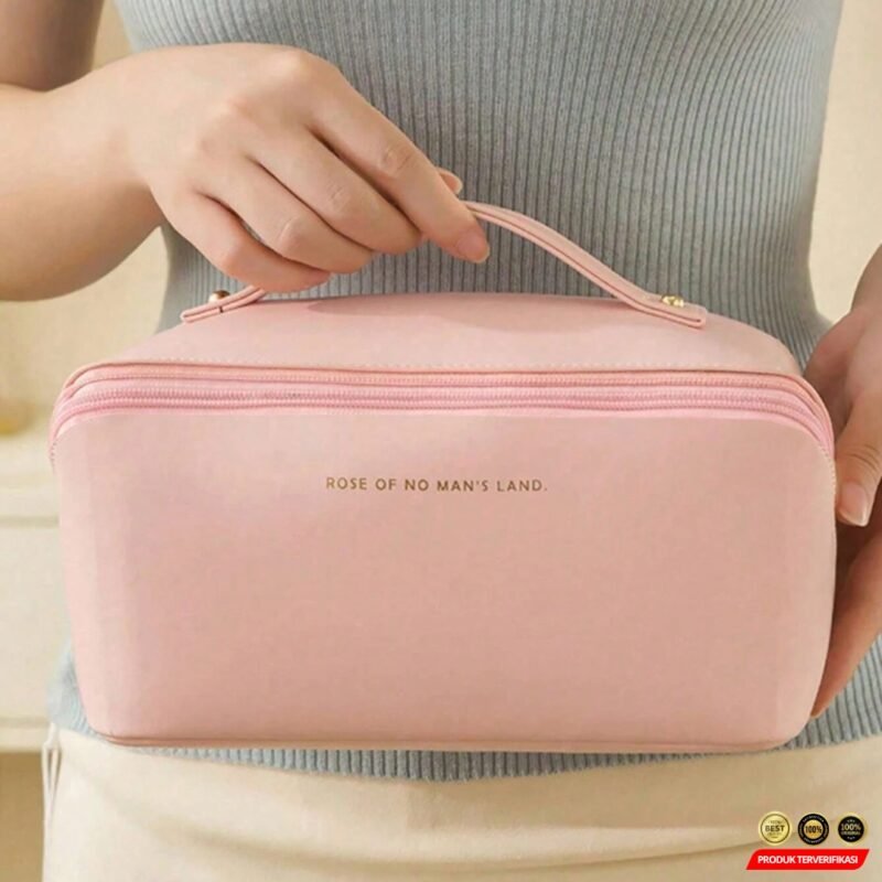 Dihope Tas Make Up Besar 6 Slot Portable Organizer Make Up Pouch - [MRH2] - Image 4