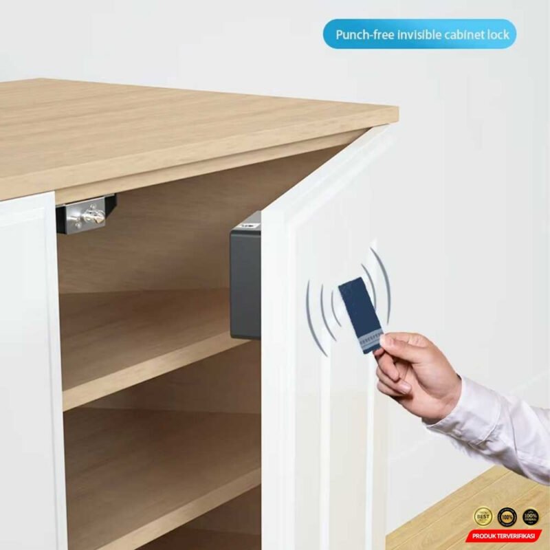 Kunci Lemari Sensor RFID Keyless Cabinet Door Lock - Image 2