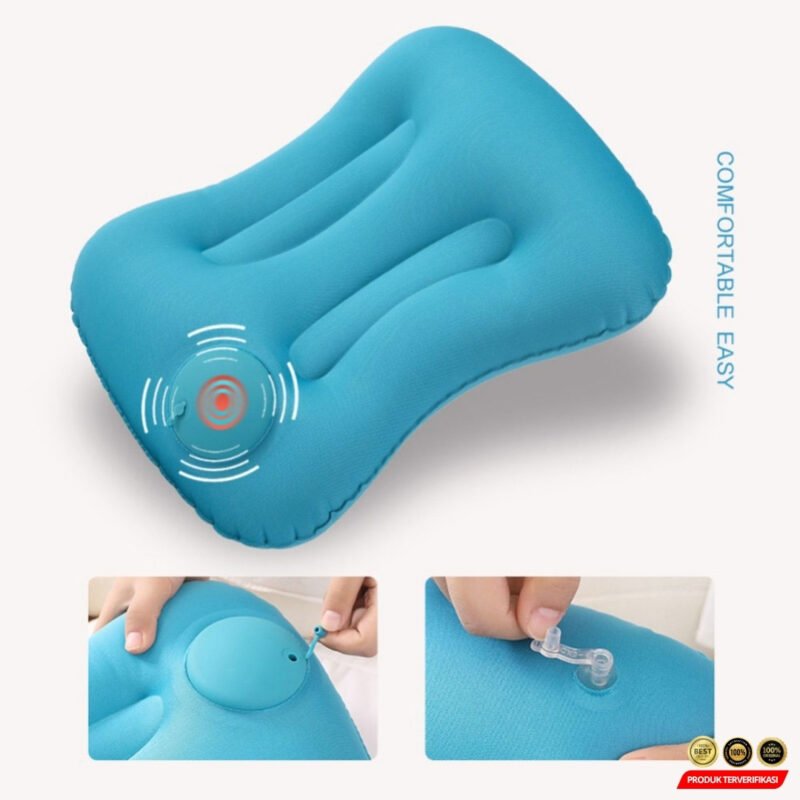 Bantal Angin Portable Travel Inflatable Aeros Pillow - Image 3