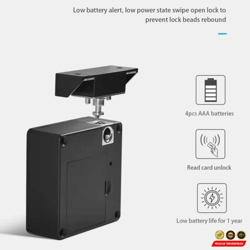 Kunci Lemari Sensor RFID Keyless Cabinet Door Lock - Image 3