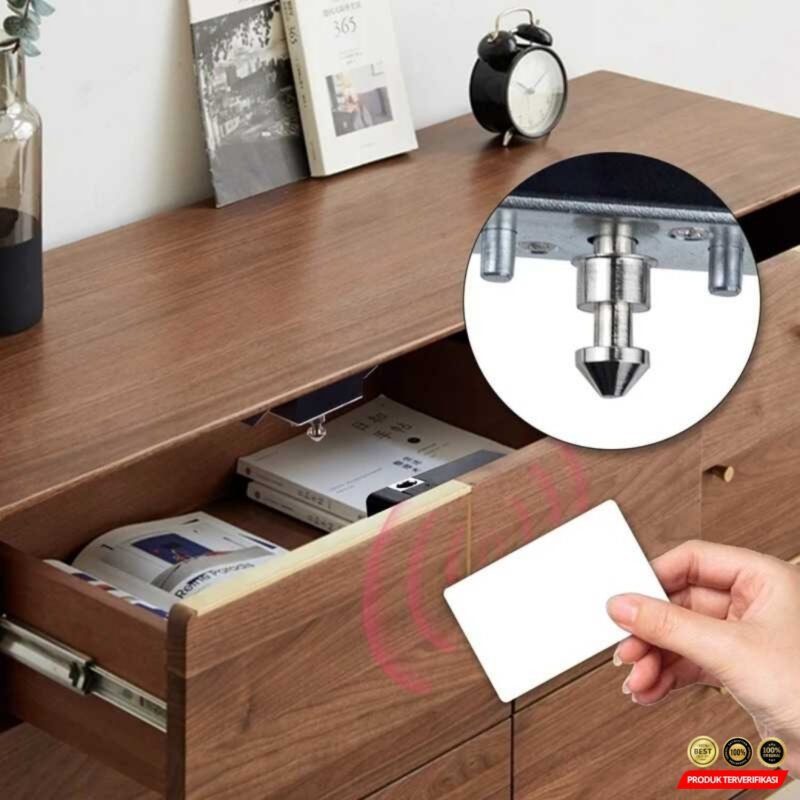 Kunci Lemari Sensor RFID Keyless Cabinet Door Lock - Image 4