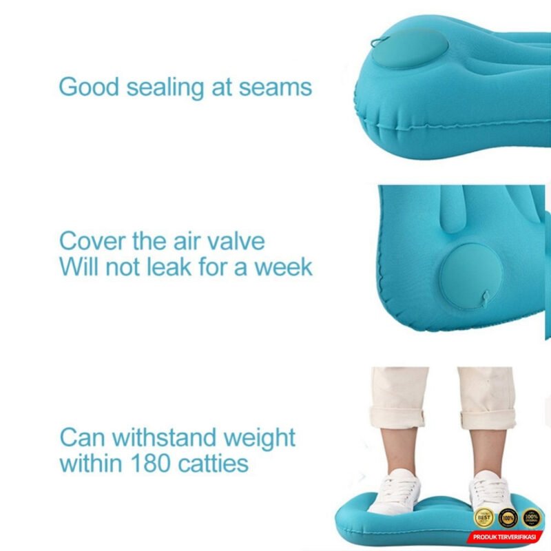 Bantal Angin Portable Travel Inflatable Aeros Pillow - Image 5