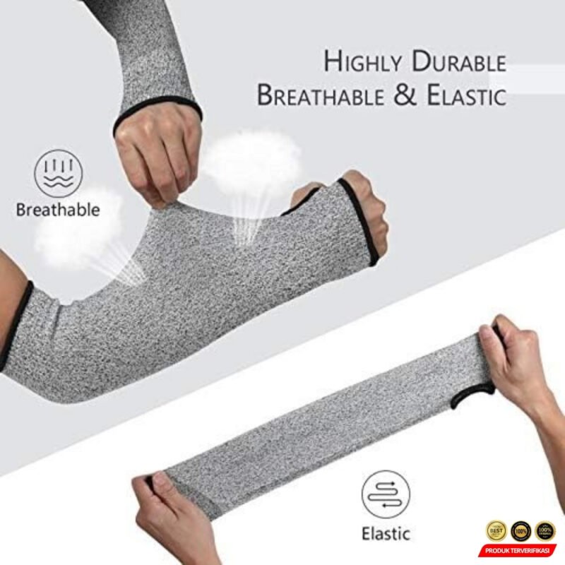 Manset Sarung Lengan Tahan Gores Anti Cutting 46cm 1 PCS - Gambar 5