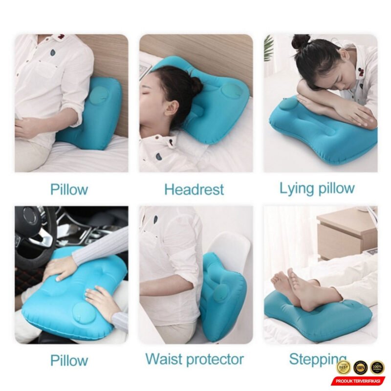 Bantal Angin Portable Travel Inflatable Aeros Pillow - Image 7