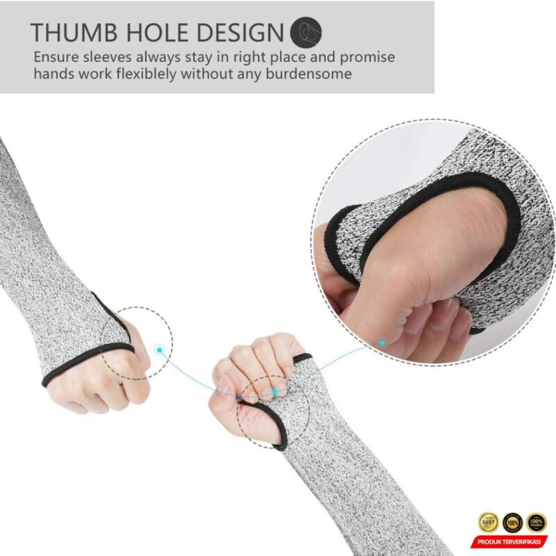 Manset Sarung Lengan Tahan Gores Anti Cutting 46cm 1 PCS - Gambar 7