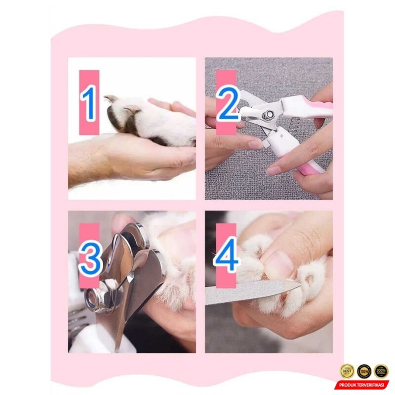 Gunting Kuku Hewan Anjing Kucing Kelinci Stainless Steel - Image 5