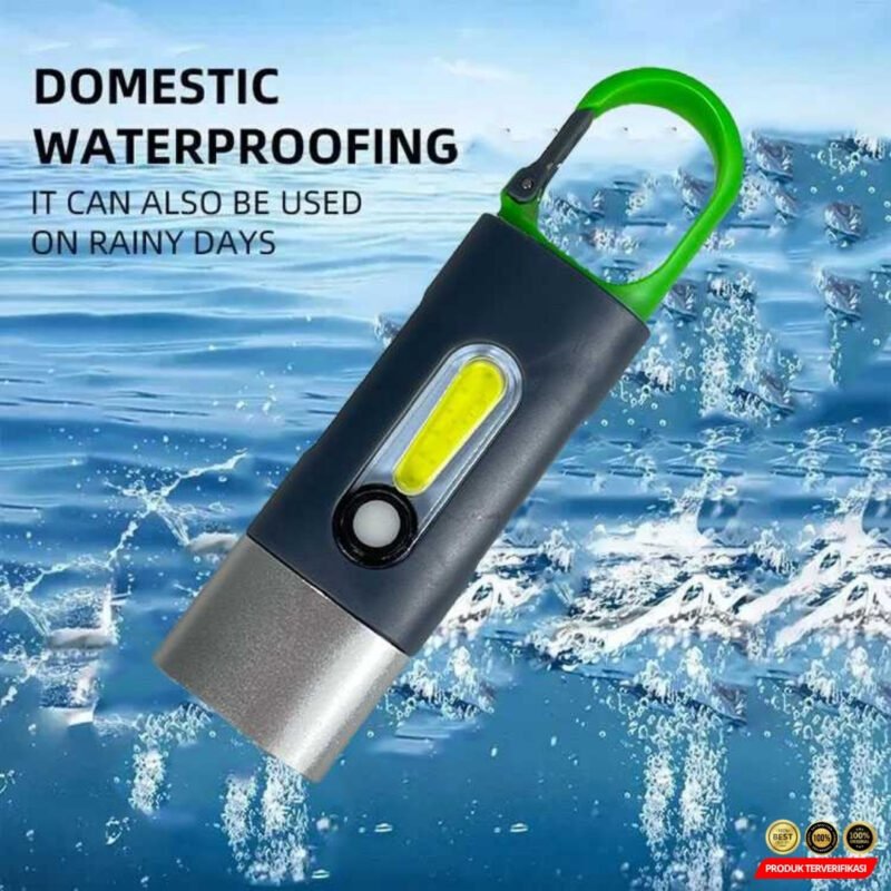 Senter LED USB Retractable Zoom High Intensity with Battery 600mAh - Image 3