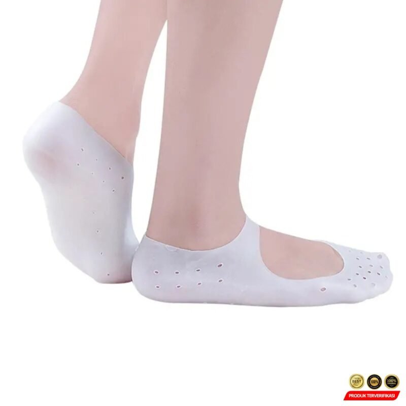 Soumit Kaus Kaki Sepatu Shock Absorb Silicone Gel Anti Slip 2PCS [MRH2] - Image 3