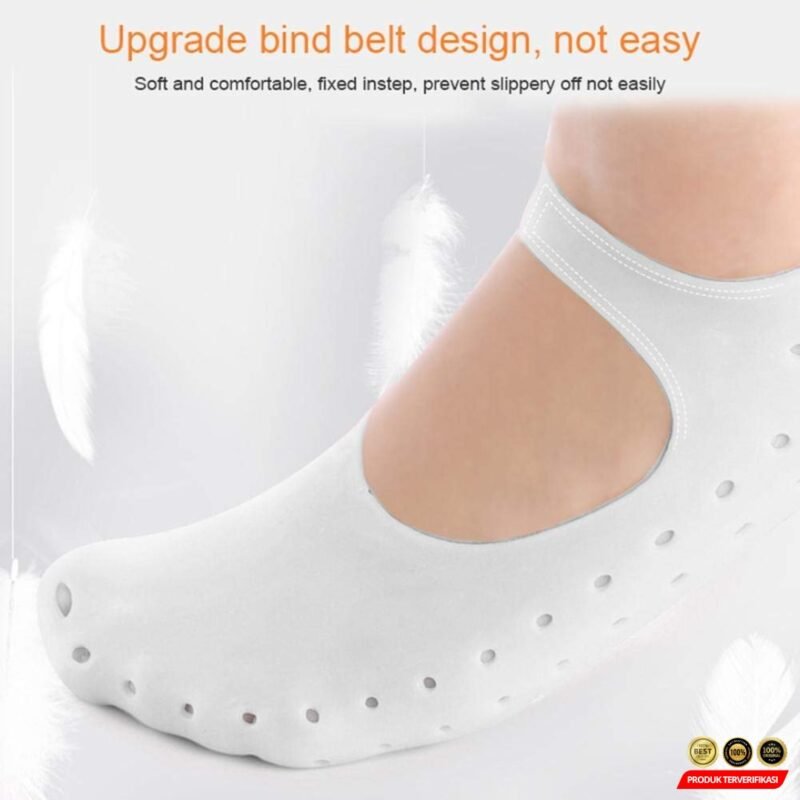 Soumit Kaus Kaki Sepatu Shock Absorb Silicone Gel Anti Slip 2PCS [MRH2] - Image 5