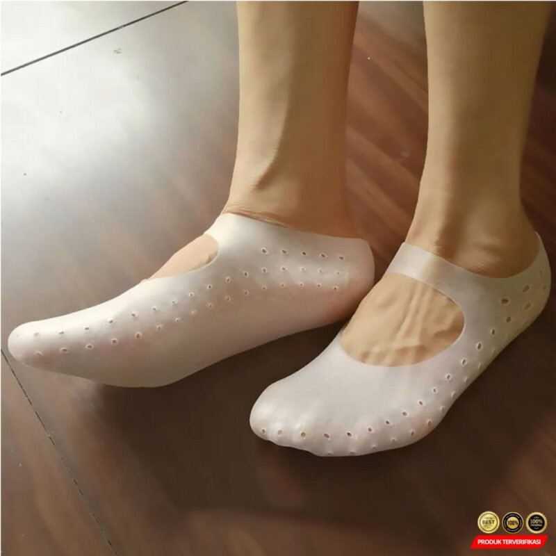 Soumit Kaus Kaki Sepatu Shock Absorb Silicone Gel Anti Slip 2PCS [MRH2] - Image 6