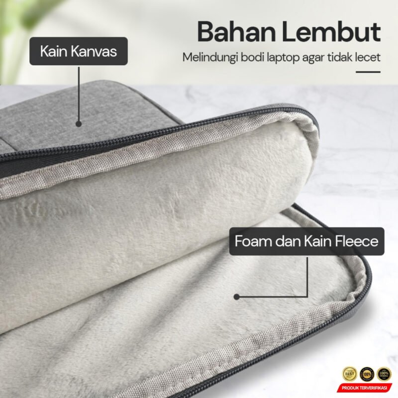 Canvas Sleeve Case Notebook Laptop 13.3 Inch - Image 3